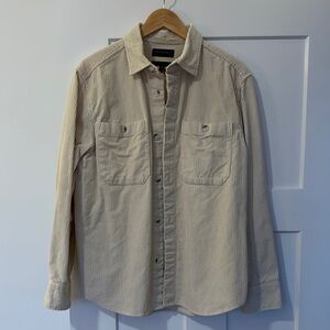 Banana Republic Mens Cream Lightweight Shirt Jacket (Never Worn)